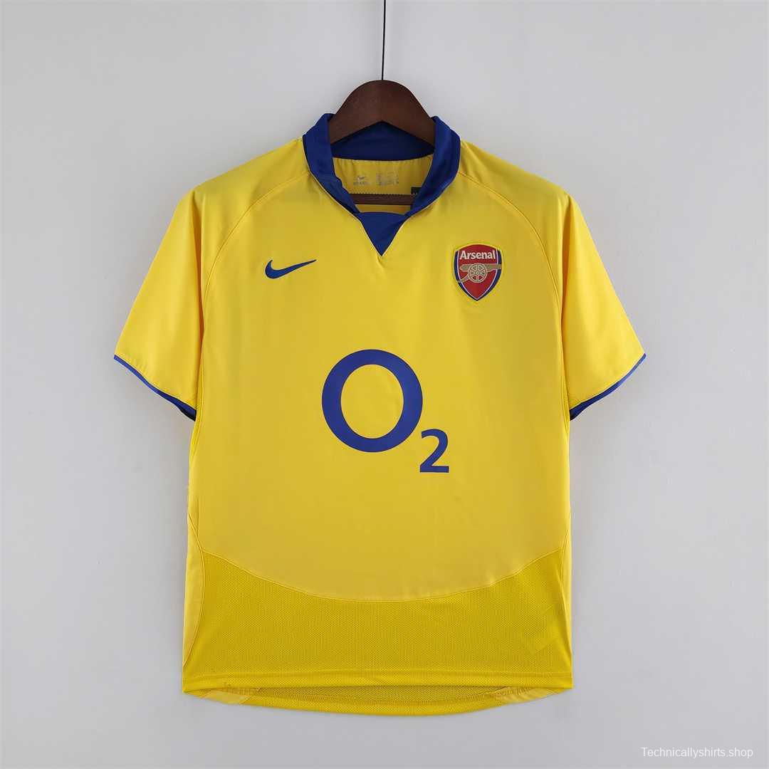 Retro 03-05 Arsenal Away Soccer Jersey