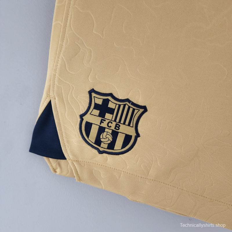 22/23 Barcelona Shorts Away Soccer Jersey