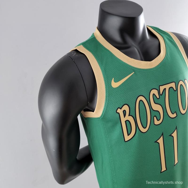 2020 IRVING #11 Boston Celtics City Edition Green NBA Jersey