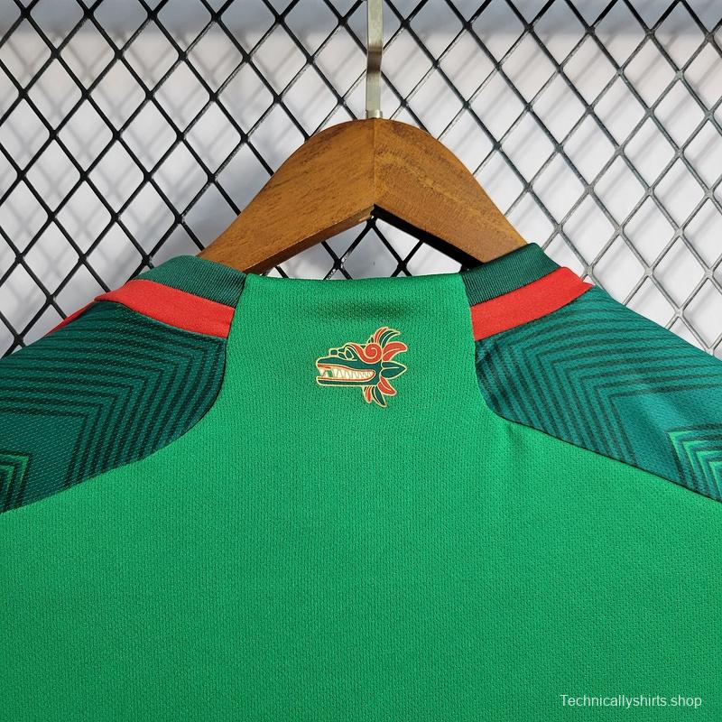 2022 Mexico Home Soccer Jersey