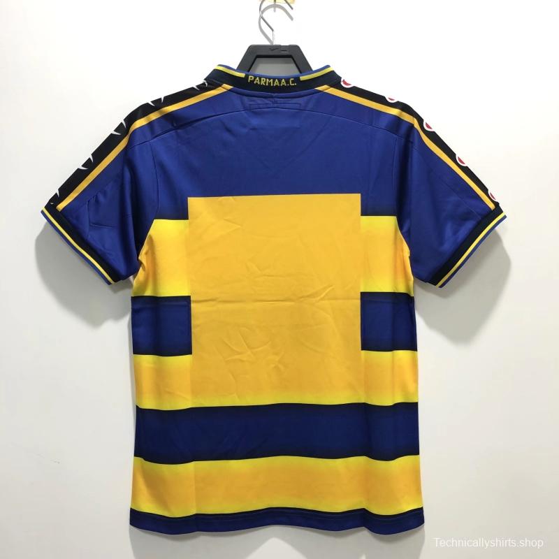 Retro 01/02 Parma Home Soccer Jersey