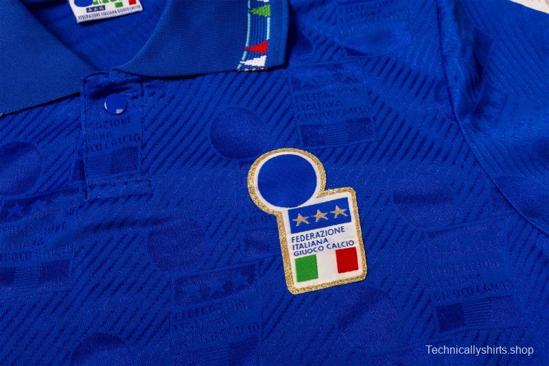 Retro 1994 Italy Home Soccer Jersey