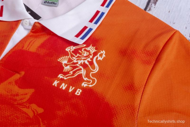 Retro 1996 The Netherlands Home Soccer Jersey