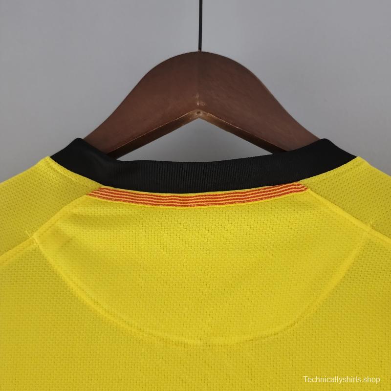 Retro 08/09 Long Sleeve Barcelona Away Soccer Jersey