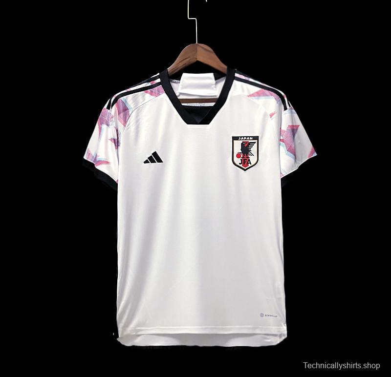 2022 Japan Away White Soccer Jersey