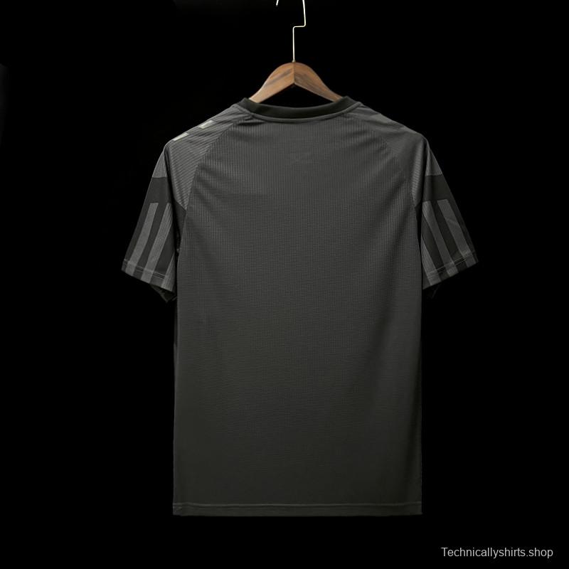 2022 Denmark Away Black Soccer Jersey