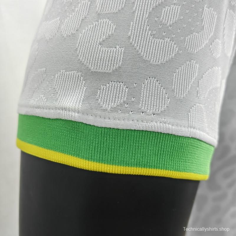 Player Version 2022 Brazil White Jersey Special Version