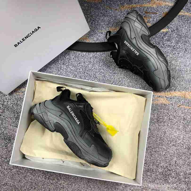 Men Balenciaga Triple-S Sneaker Black