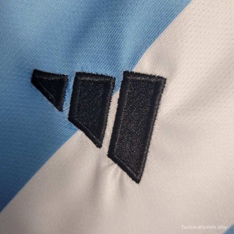 3-Stars Women 2023 Argentina Home Jersey