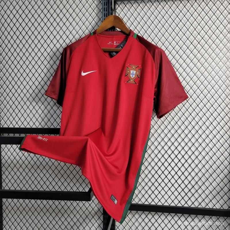 Retro 2016 Portugal Home Jersey