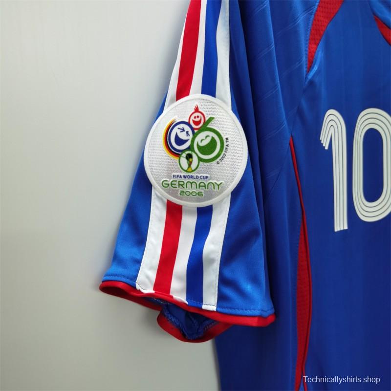 Retro 2006 France Home Jersey