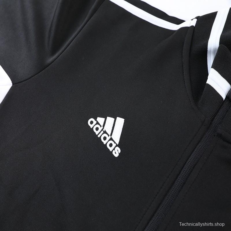 2023 Adidas Black White Full Zipper Jacket +Pants
