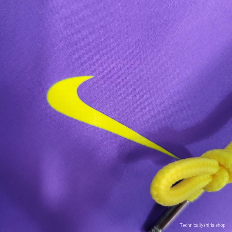 2022 Brazil Black Purple Windbreaker