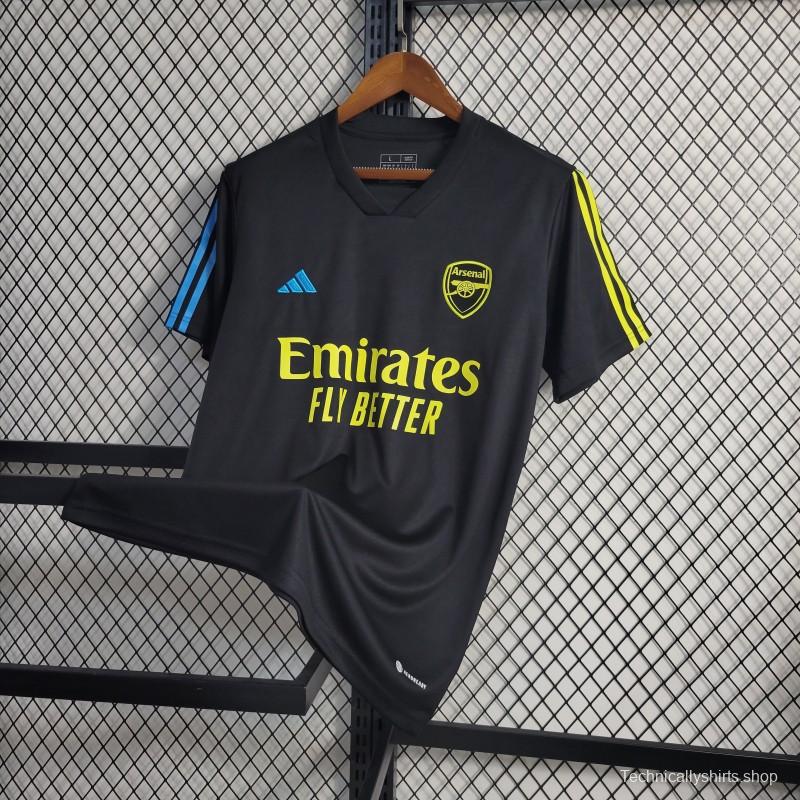 23-24 Arsenal Black Training Jersey