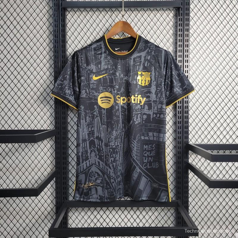 23-24 Barcelona Black Gold Special Edition Jersey