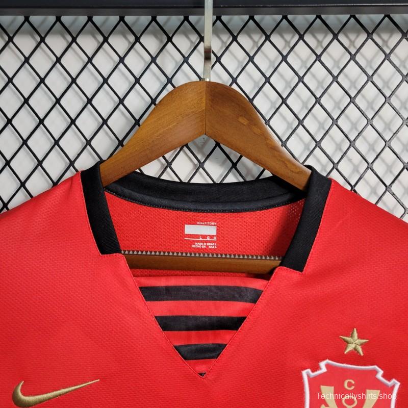 Retro 08-09 Flamengo Third Black Red Jersey