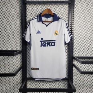 Retro 00-01 Real Madrid Home Jersey