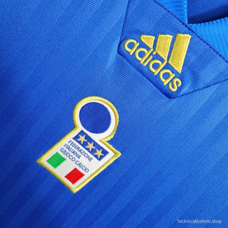 2023 Italy Blue Icon Jersey Embroidery Logo