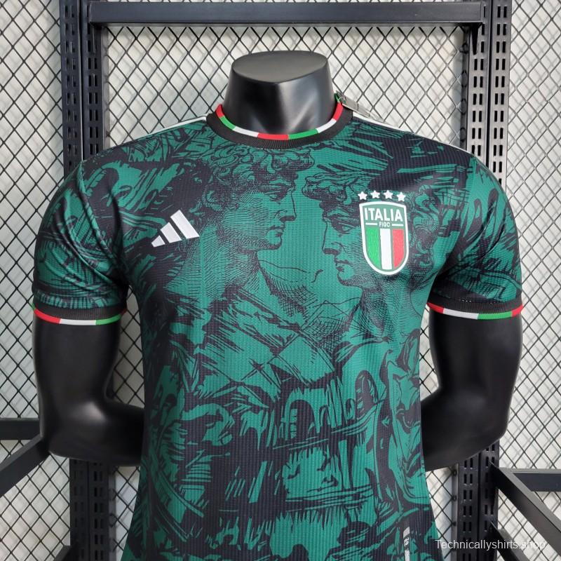 Player Version 2023 Italy Special Edition Green Jersey