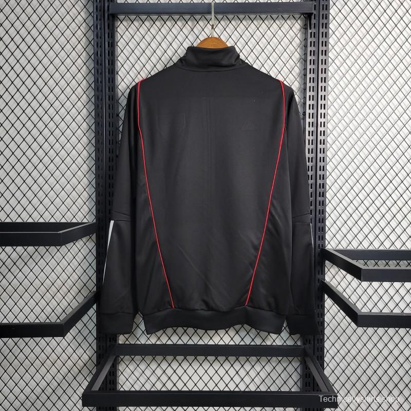 23-24 Sao Paulo Black Full Zipper Training Jacket