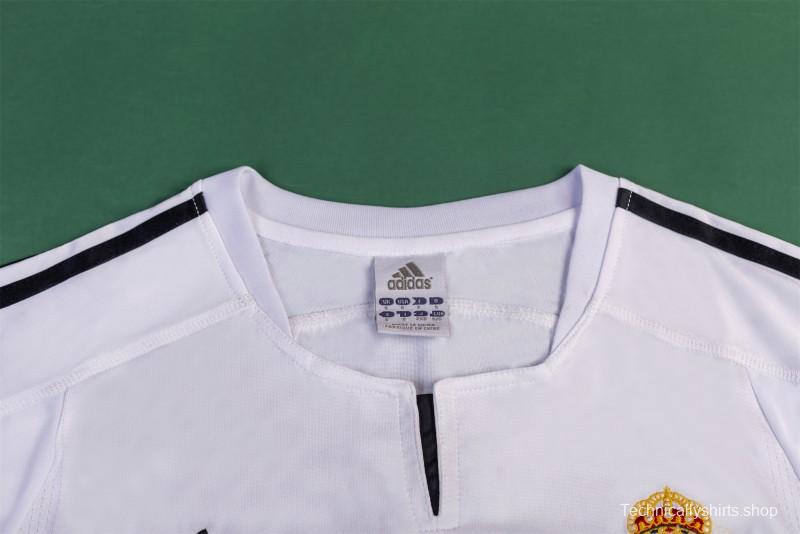 Retro 03/04 Real Madrid Home Jersey