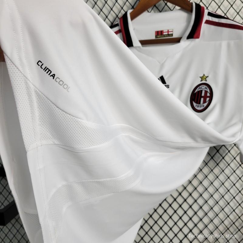 Retro 09/10 AC Milan Away White Jersey