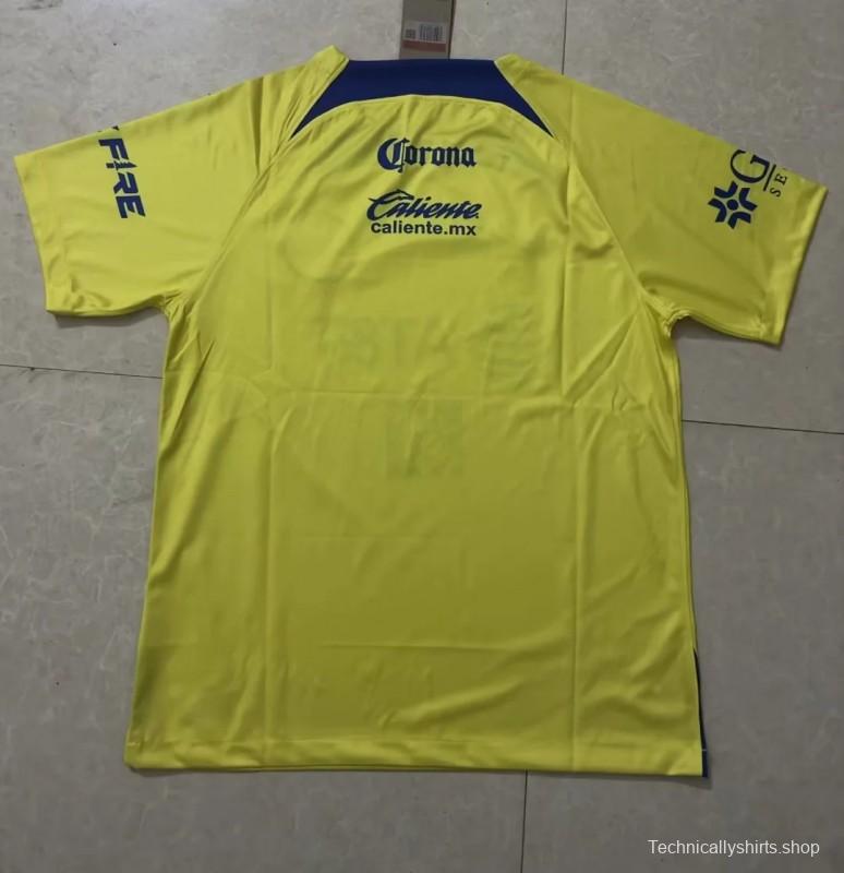 23/24 Club America Yellow Training Jersey