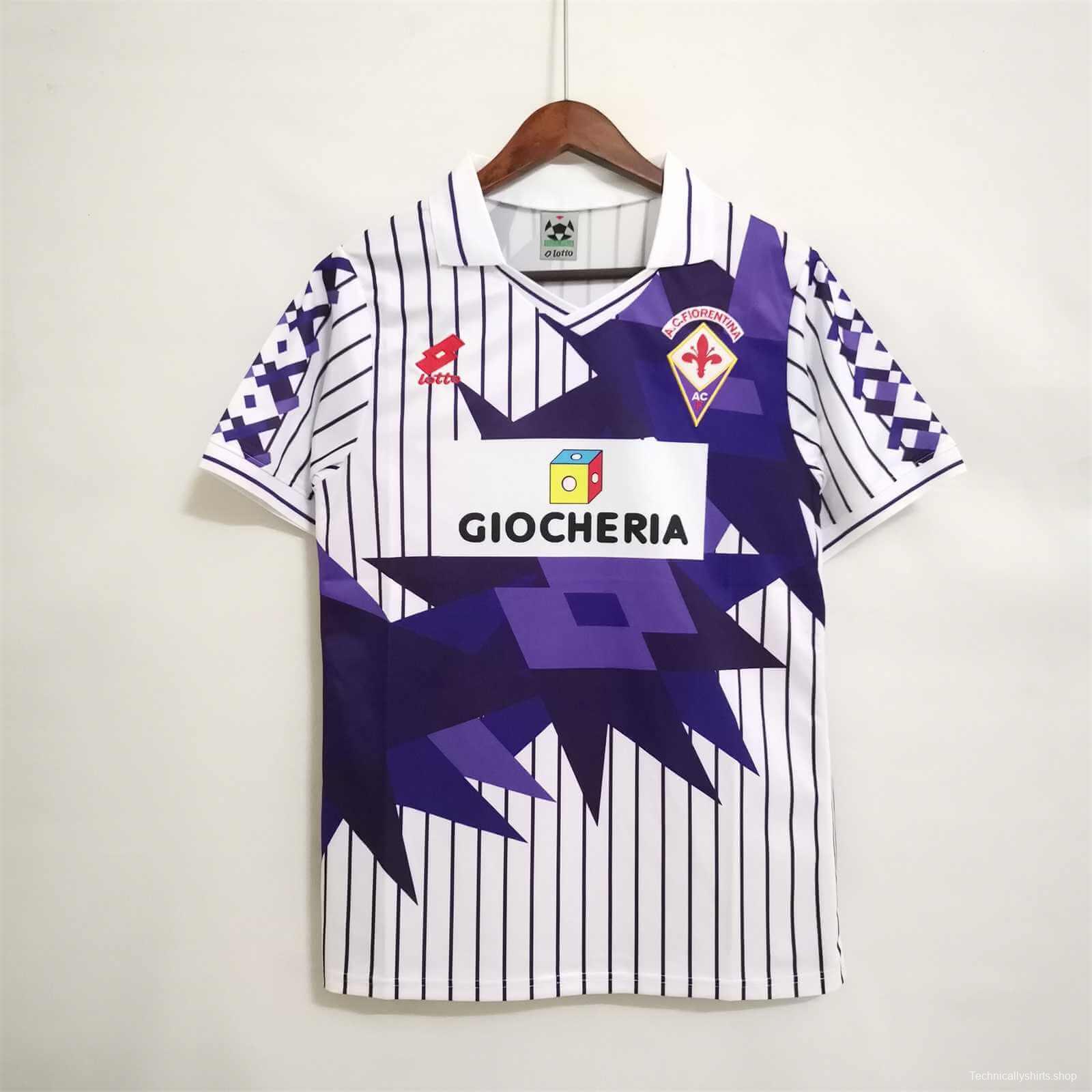 Retro 91/92 Fiorentina Away Jersey