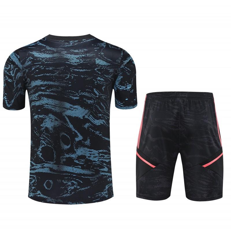 23-24 Arsenal Black Pattern Special Short Sleeve+Shorts