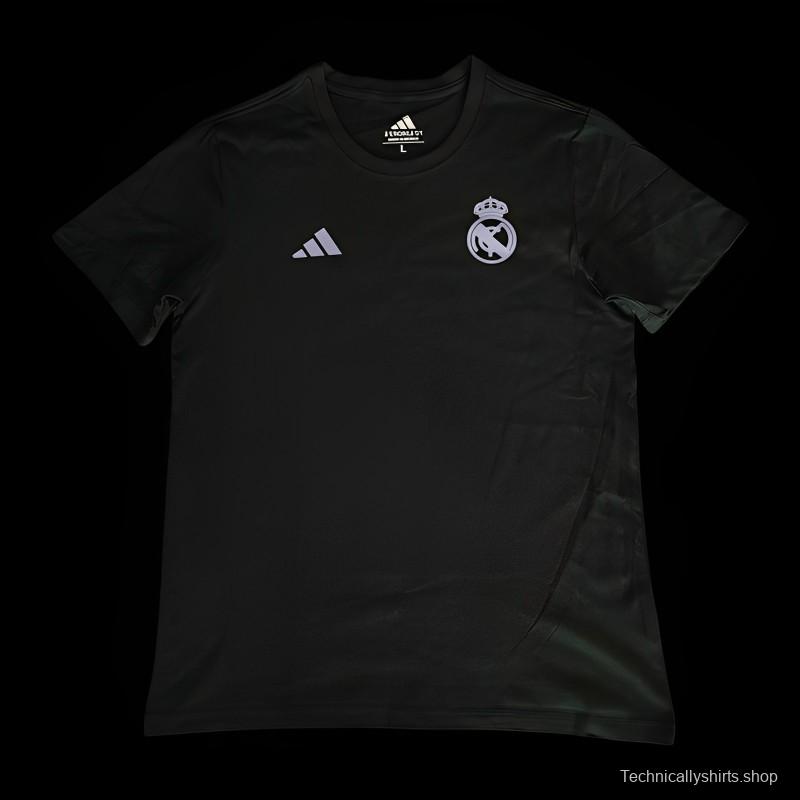 23/24 Real Madrid Copa Del Rey Finals Sevilia Black T-Shirt