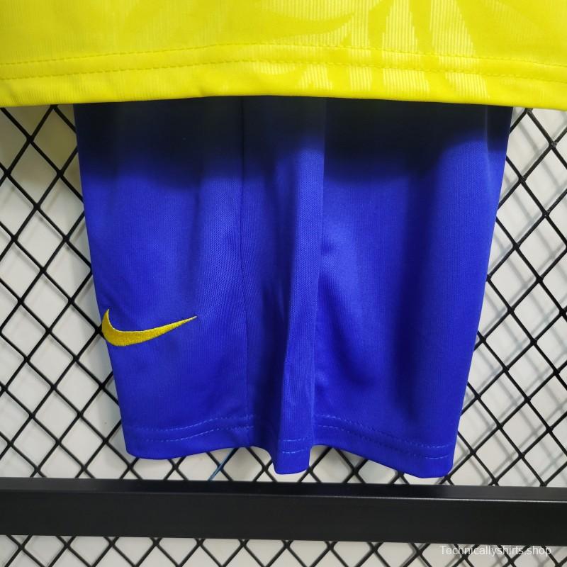 23-24 Kids Brazil Home Jersey Size 16-28