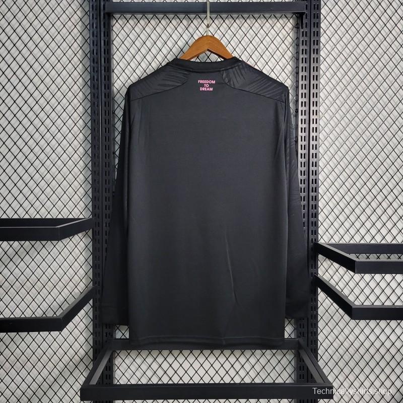 23/24 Inter Miami Away Long Sleeve Black Jersey