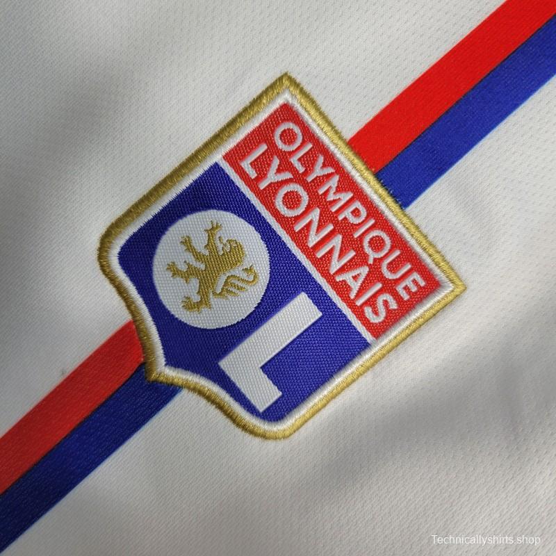 23-24 Kids Olympique Lyonnais Lyon Home Jersey