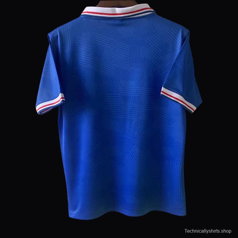 Retro 1991 Netherlands Away Blue Jersey