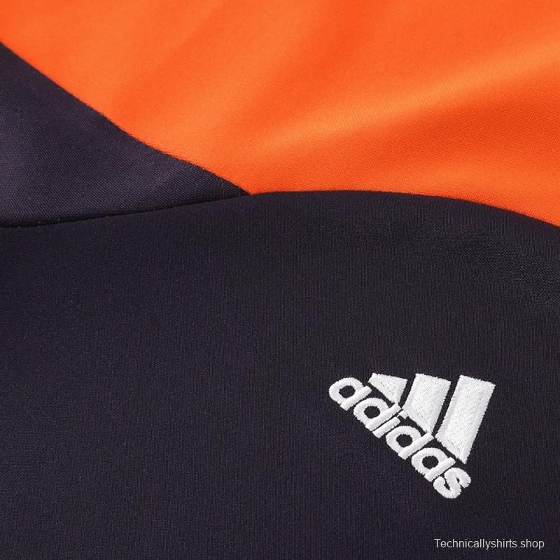 23/24 Adidas Orange/Navy Full Zipper +Pants