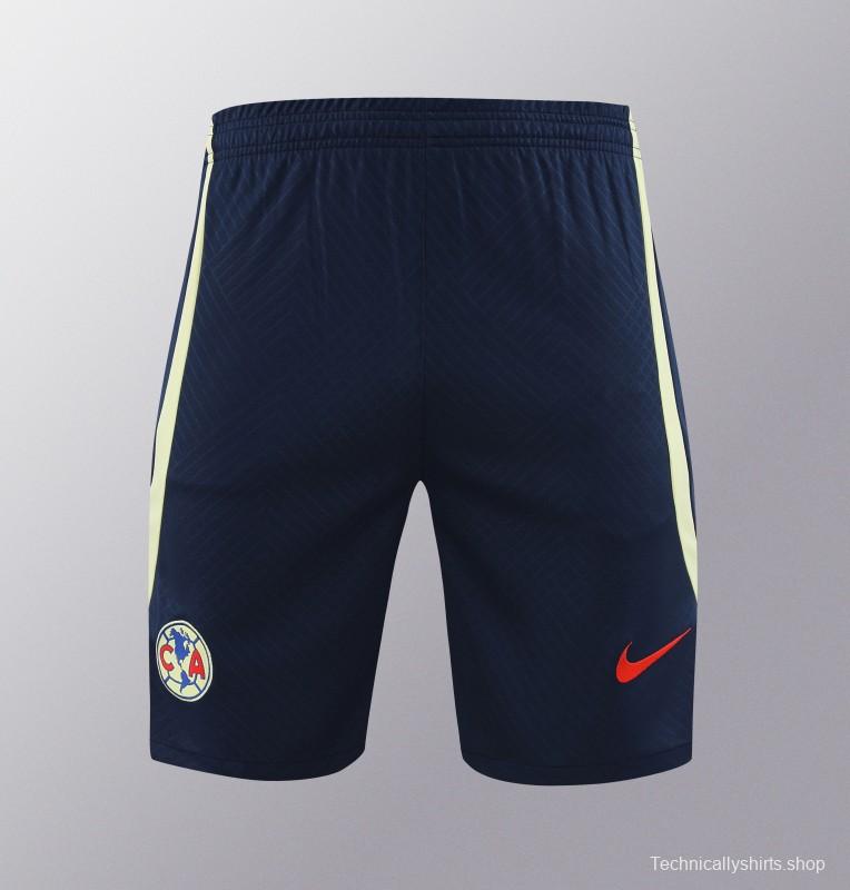 24/25 Club America Blue/Yellow Vest Jeresy+Shorts