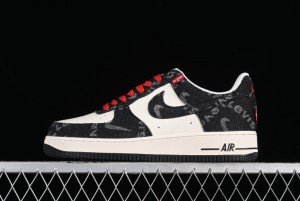 Nike Air Force 1'07 Low Joint Customized Casual Sneakers