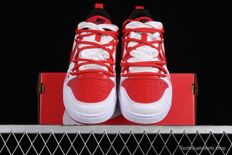 Nike Court Borough Low-Top Casual Sneakers with Dragon Emblem and Splatter Ink Vibe Style - DV5456-600