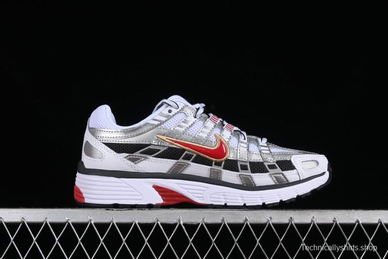 Nike P-6000 Retro Casual Sneakers Dad Shoes with Layered Design - BV1021-101