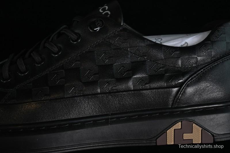 ECCO Soft 7 Classic Slip-On Loafers with Mosaic Pattern - 63231601001