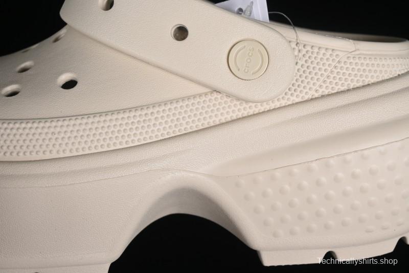 Crocs Classic Clog Snow House Retro Beach Clogs with Adjustable Heel Strap - B.D4