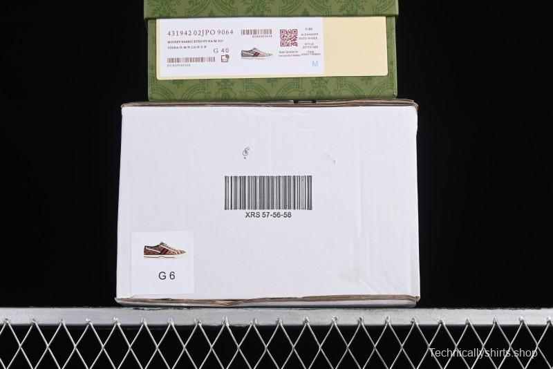 Gucci Tennis 1977 Print Sneaker Retro Casual Canvas Shoes - 02JPO9064