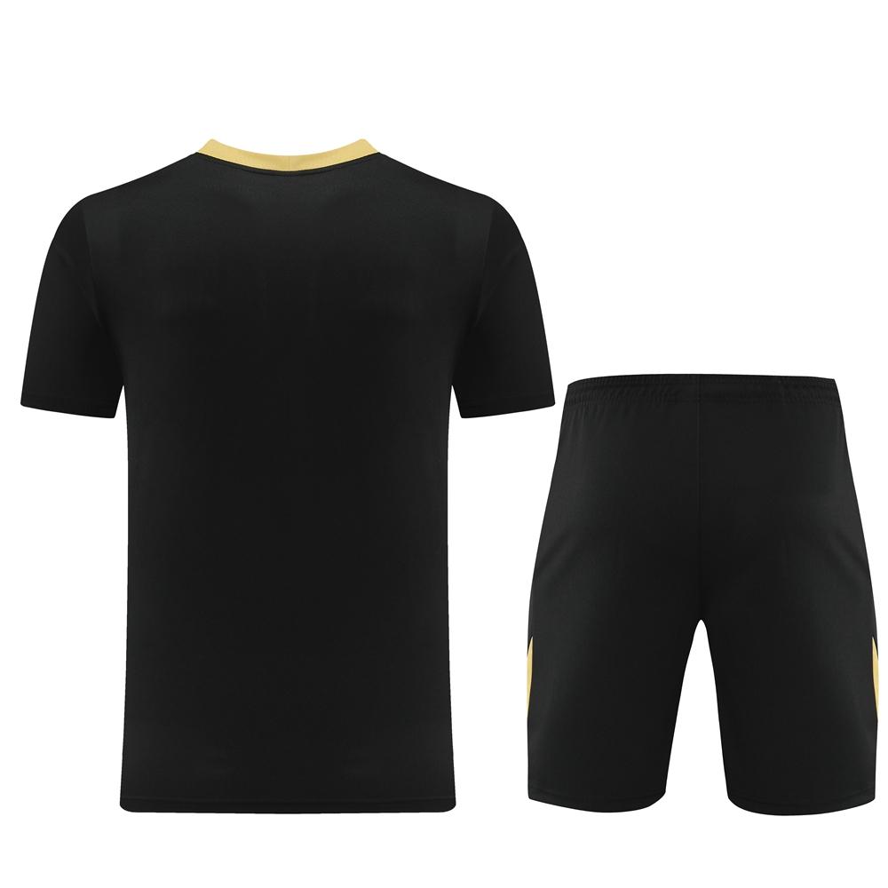 24/25 Nike Black/Golden Short Sleeve Jersey+Shorts