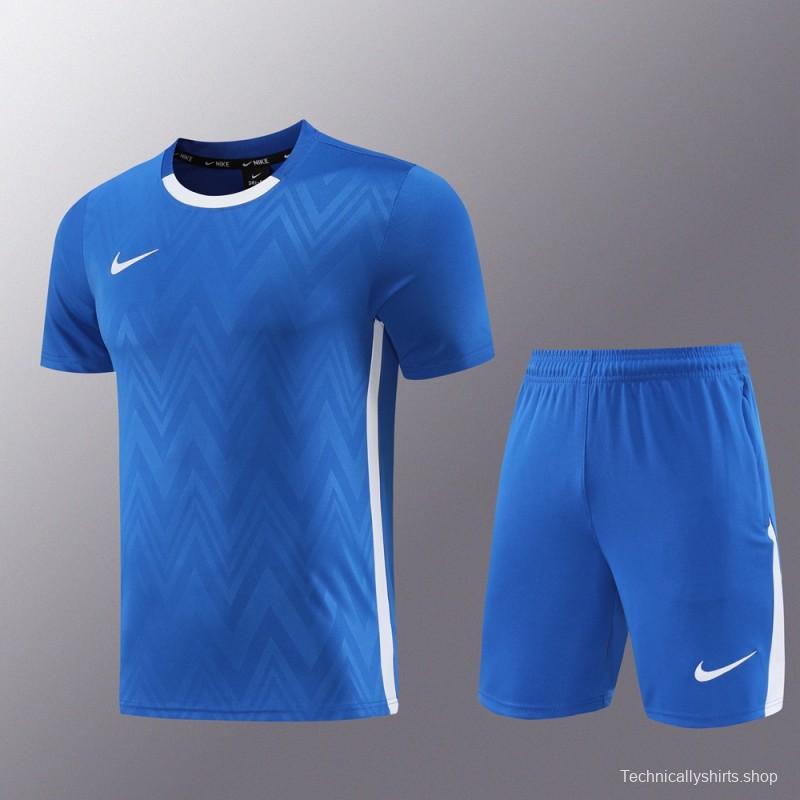 24/25 Nike Blue Short Sleeve Jersey+Shorts