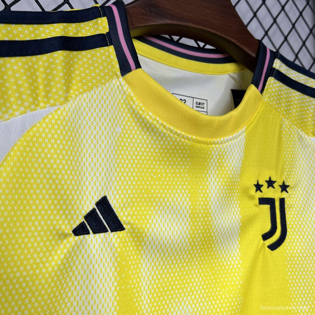 24/25 Kids Juventus Away Yellow Jersey