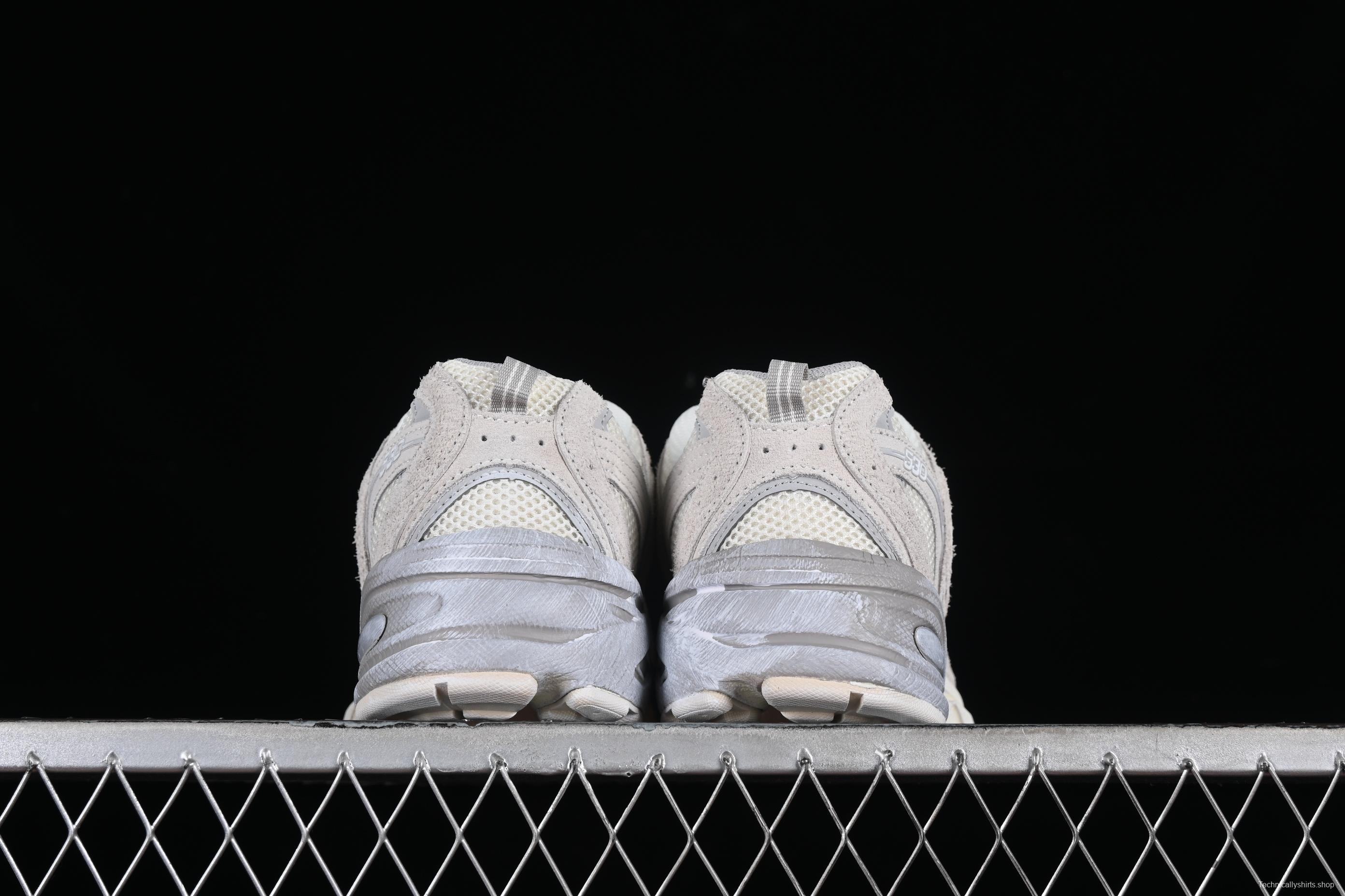 New Balance 530 Series Leather Retro Casual Running Shoes - MR530MR