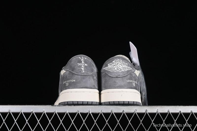 Nike Air Jordan 1 Low OG SP Travis Scott x Fragment Design Collaboration Sneakers - SJ2068-001