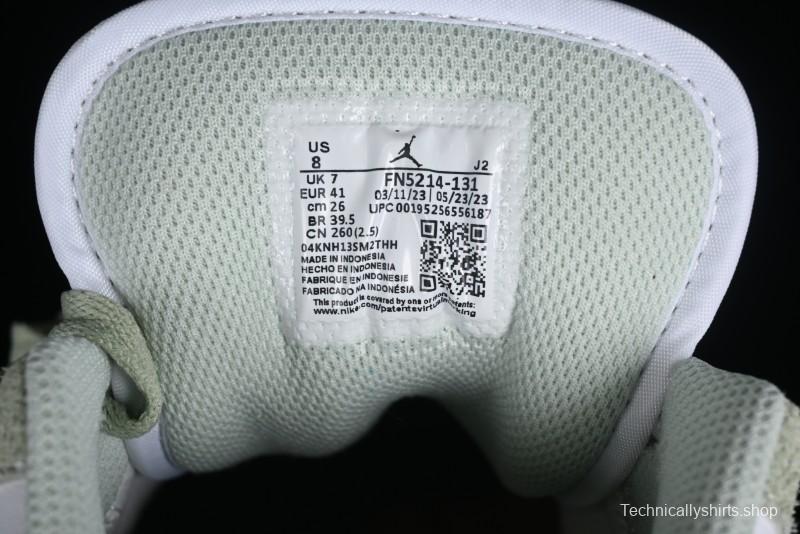 Nike Air Jordan 1 Low AJ1 Apple White Green Low-Top Lifestyle Basketball Shoes - FN5214-131