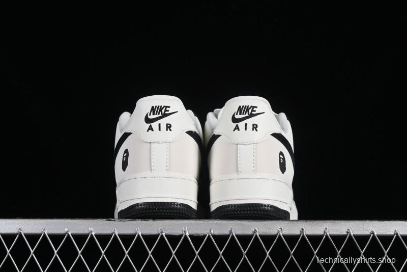 Nike Air Force 1 '07 Low BAPE Collaboration - White Black Camo Casual Sneakers - BA8806-845