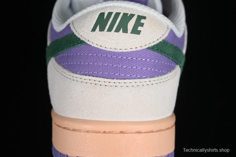 Nike SB Dunk Low Casual Skateboarding Shoes in Purple with Black Swoosh - HF5030-030